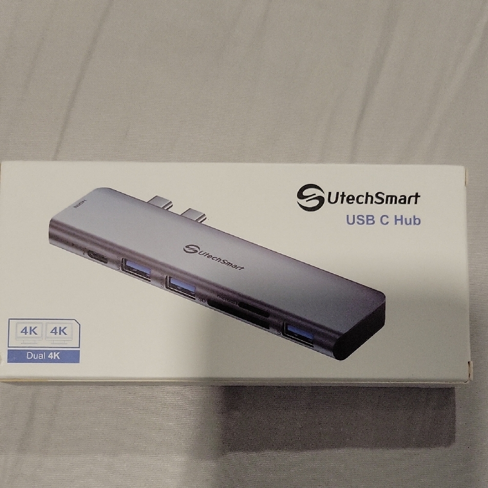 USB C Hub Adapter MacBook - UtechSmart 7 in 2 MacBook Pro/Air.